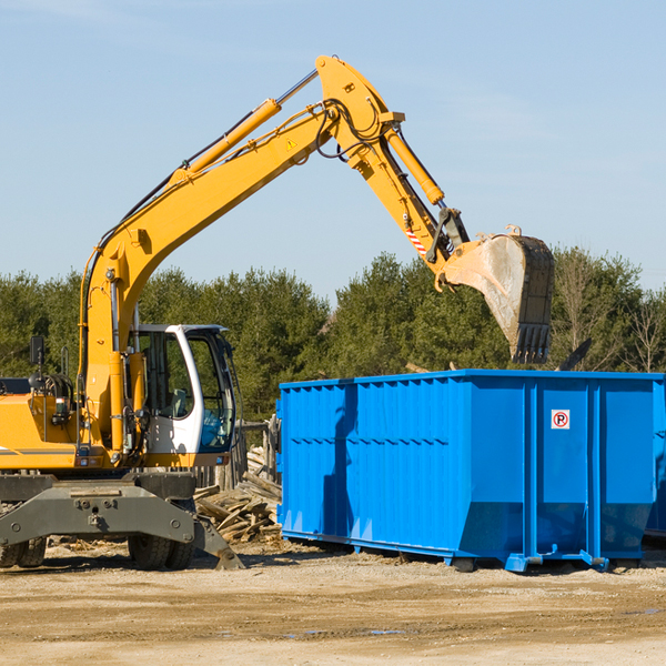 are there any restrictions on where a residential dumpster can be placed in Williamsburg NM